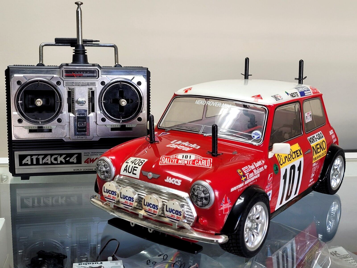 Tamiya 1/10 R/C Rover Mini Cooper Racing FF M-01 Chassis Futaba