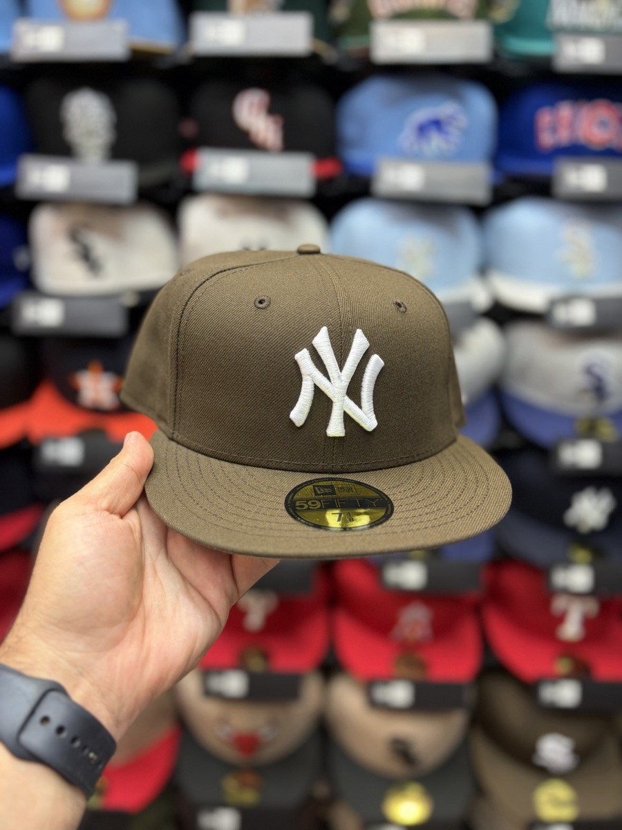 New Era New York Yankees Brown 59fifty Fitted Hat (Sz 7 1/8) | eBay