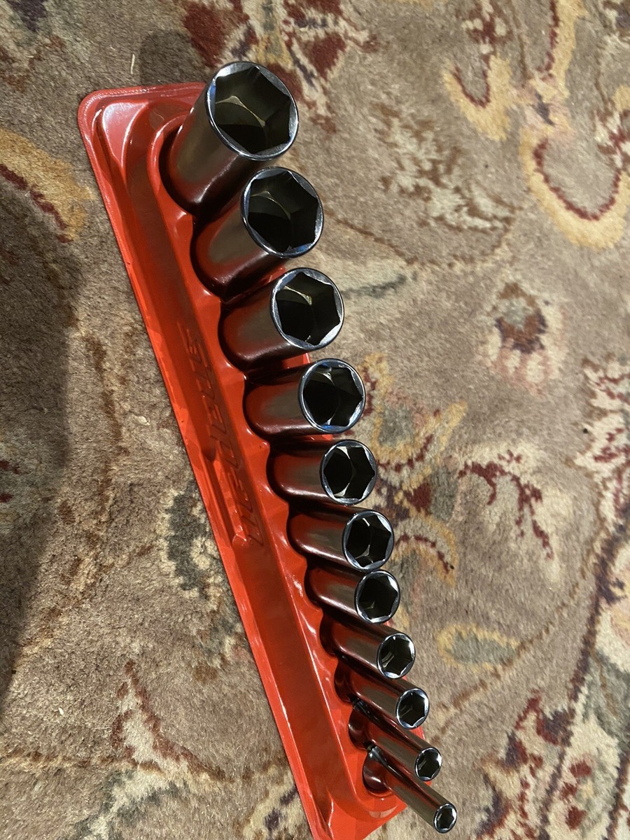 Snap-On PAKTY237 11pc 3/8 Drive Deep Socket Set 1/4 - 7/8 w