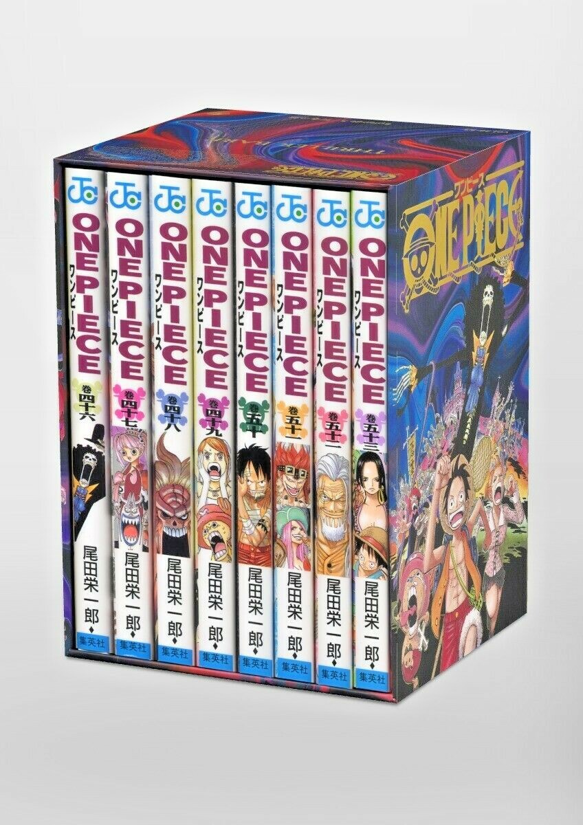 ONE PIECE Comics Box set Vol 46-53: THRILLER BARK storage Japanese