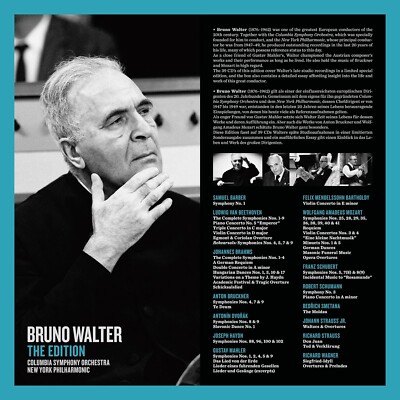 Bruno Walter The Edition Sony Classical 39 CD Box Set MINT | eBay