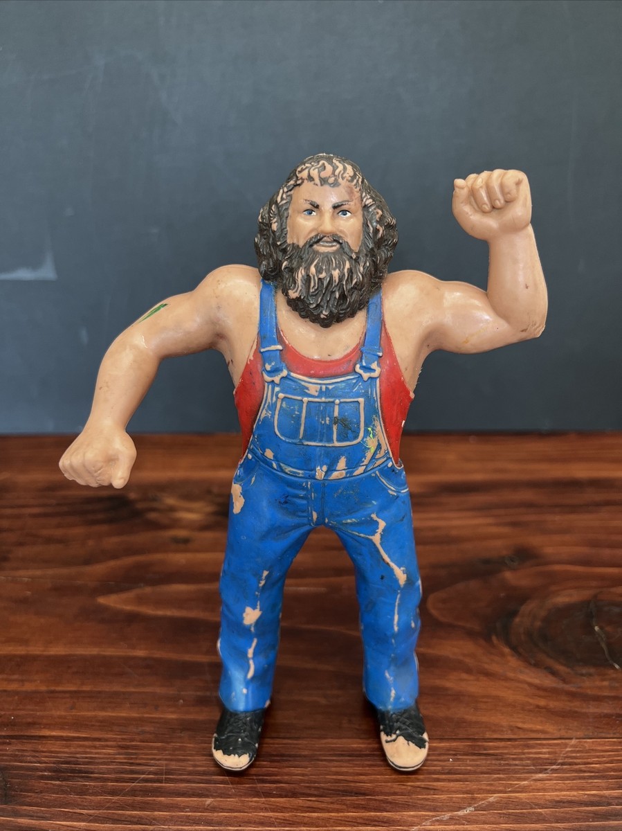 Hillbilly Jim Action Figure Rubbery Toy Titan Sports 1984