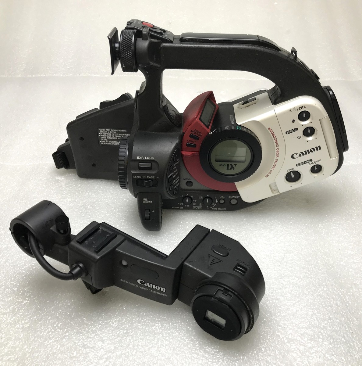 Canon XL1S 3CCD Digital Video Camcorder NTSC Mini DV w/ Attachment