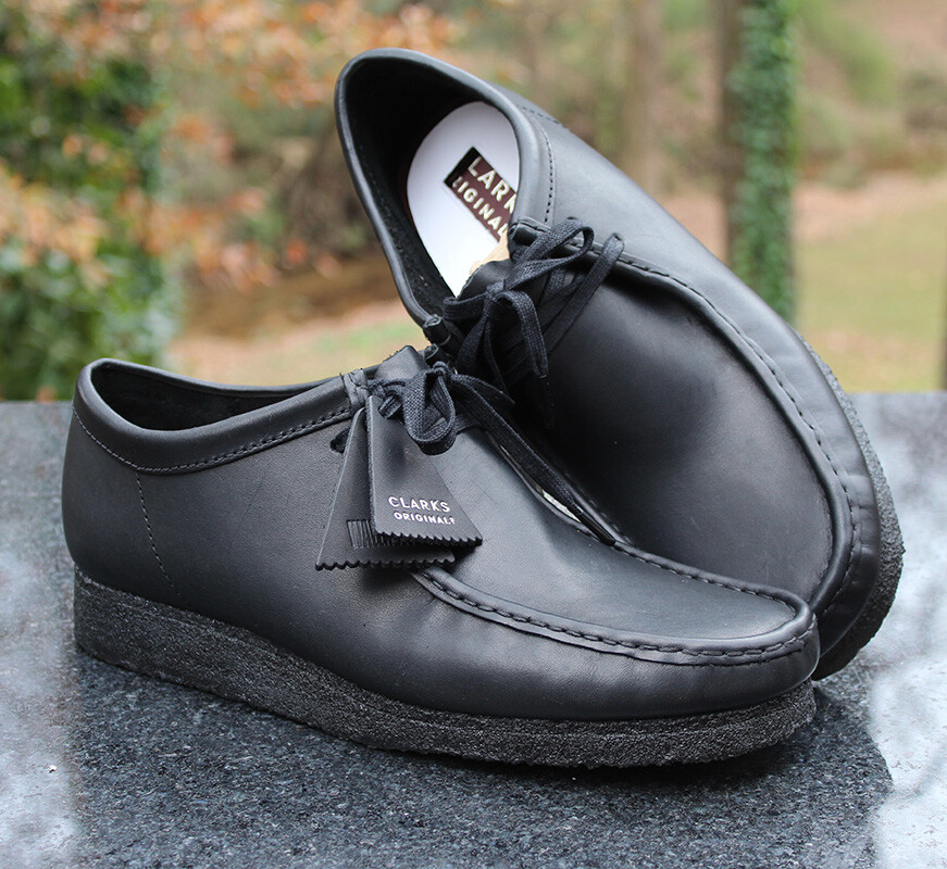 Clarks Originals Wallabee Boot Men's Size 11 Black Leather
