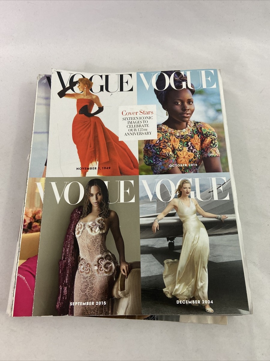 Vogue Magazine Cover Stars Sixteen Iconic Images 125th Anniversary