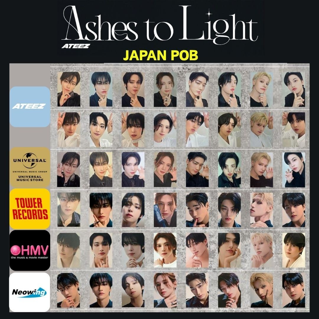 ATEEZ Ashes to Light JAPAN 2ND FULL ALBUM JP POB Official