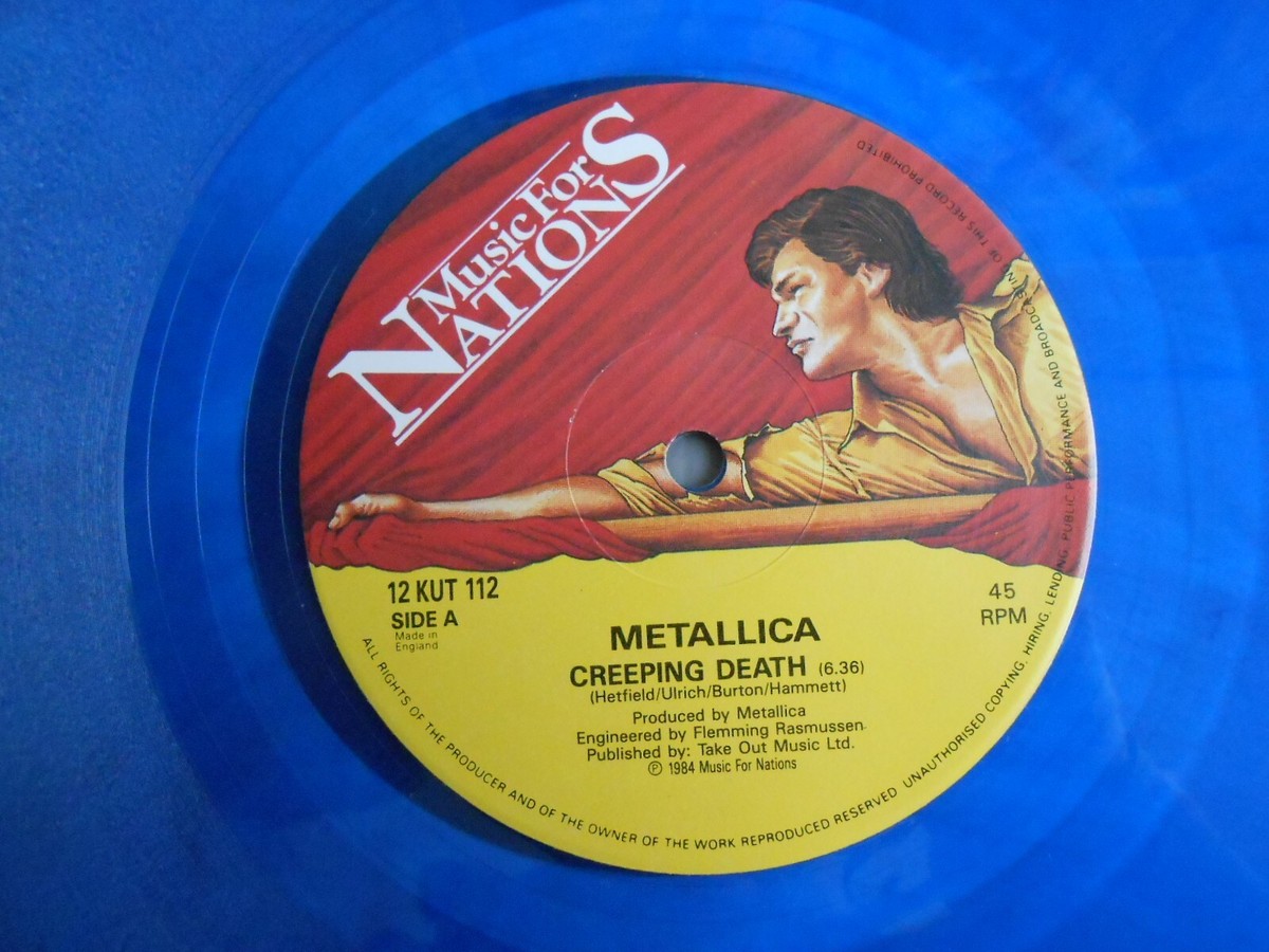 METALLICA - CREEPING DEATH - UK - BLUE VINYL - MINT PLAY | eBay
