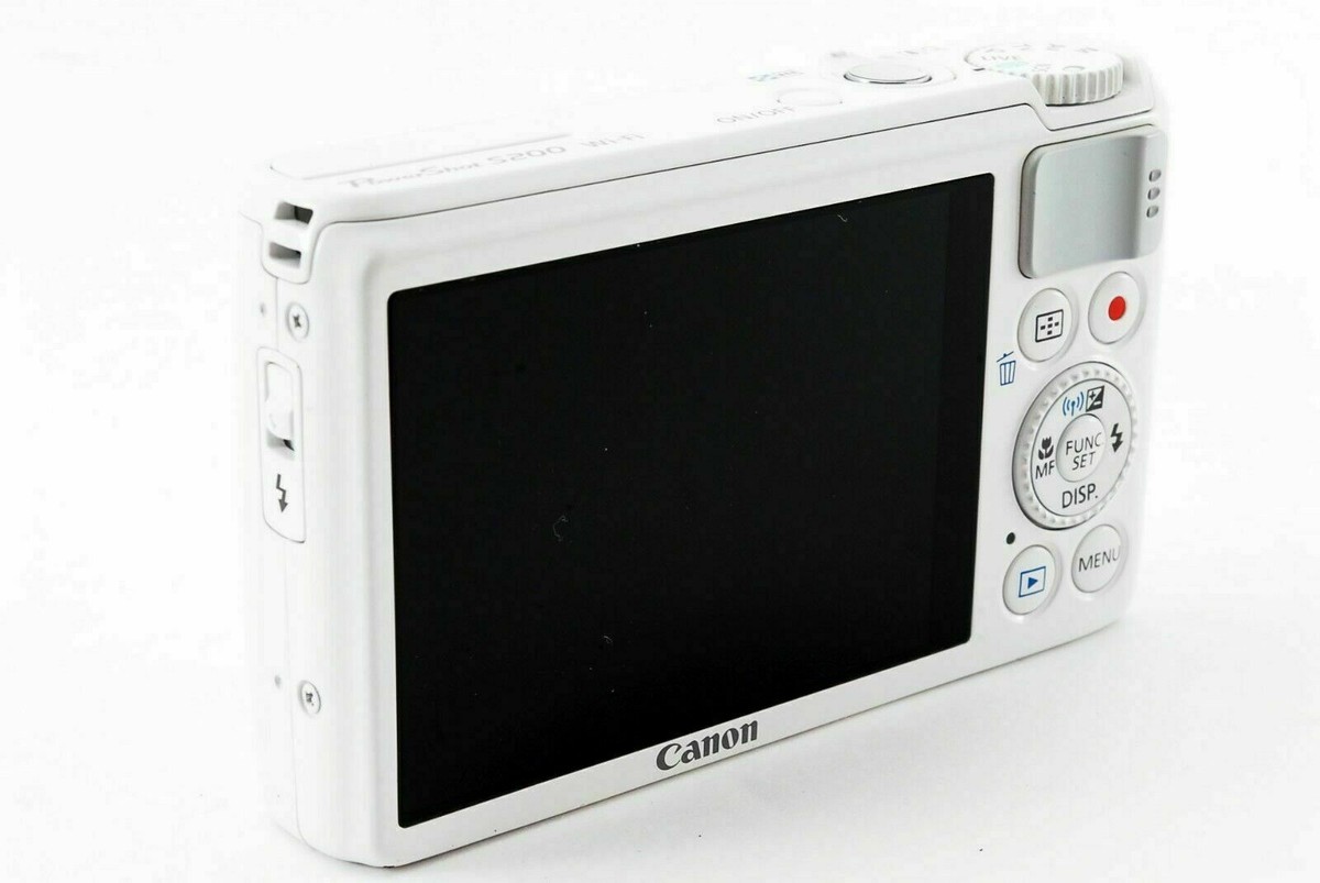 Canon PowerShot S200 compact digital camera *white *made in Japan