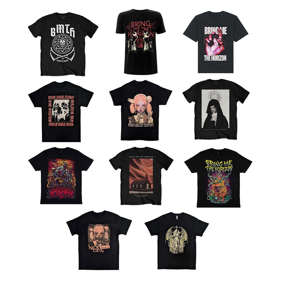 Bring Me The Horizon T-Shirt BMTH Unisex Festival Gig Top Official