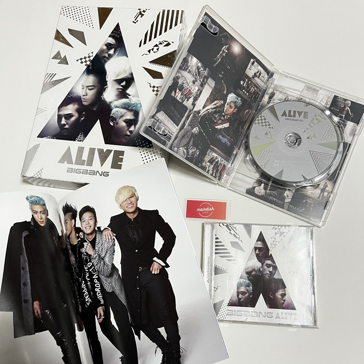 BIGBANG ALIVE CD + 2DVD + 58P PHOTO BOOK Limited Edition USED