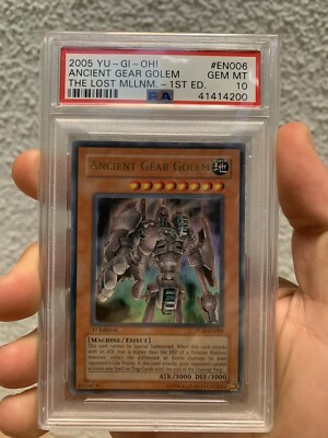 Yugioh Ancient Gear Golem TLM-EN006 1st Edition PSA 10 GEM MINT