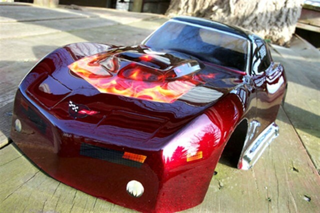 Chevrolet Corvette Stingray body Kamtec HPI Tamiya 1:10 ABS 159 | eBay