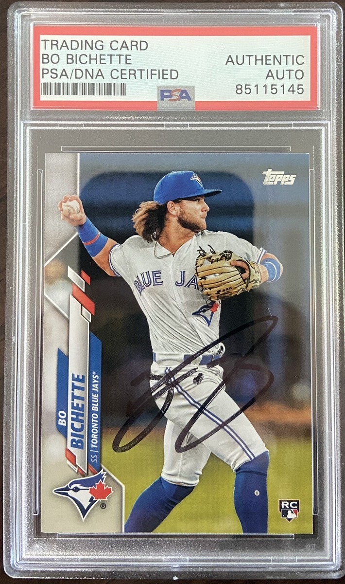 Bo Bichette Signed Autograph Auto Topps Rookie RC Card PSA/DNA | eBay