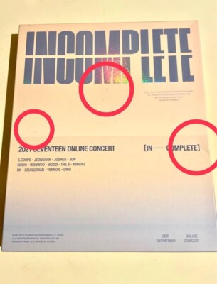 SEVENTEEN INCOMPLETE 2021 SEVENTEEN ONLINE CONCERT Blu-ray