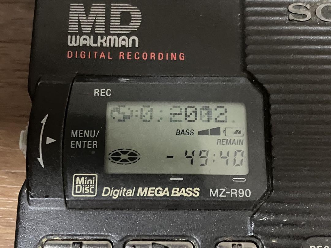 Sony MZ-R90 Portable MD Player Recorder - Tested, Ships from Japan