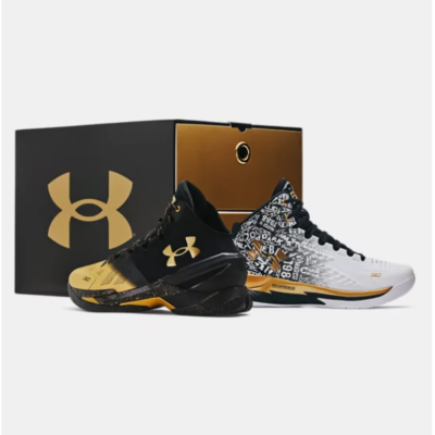 Under Armour Curry 1 & 2 Retro 'Back-to-Back MVP' Basketball Shoes