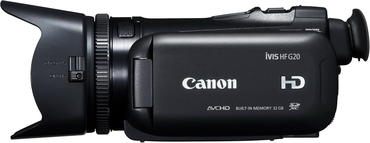Canon Digital Video Camera IVISHFG20 2.37 MP 10X Zoom 32GB Black