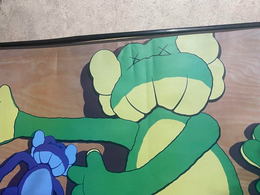 2003 ORIGINAL FAKE BAPE GALLERY KAWS poster limited to 300 copies