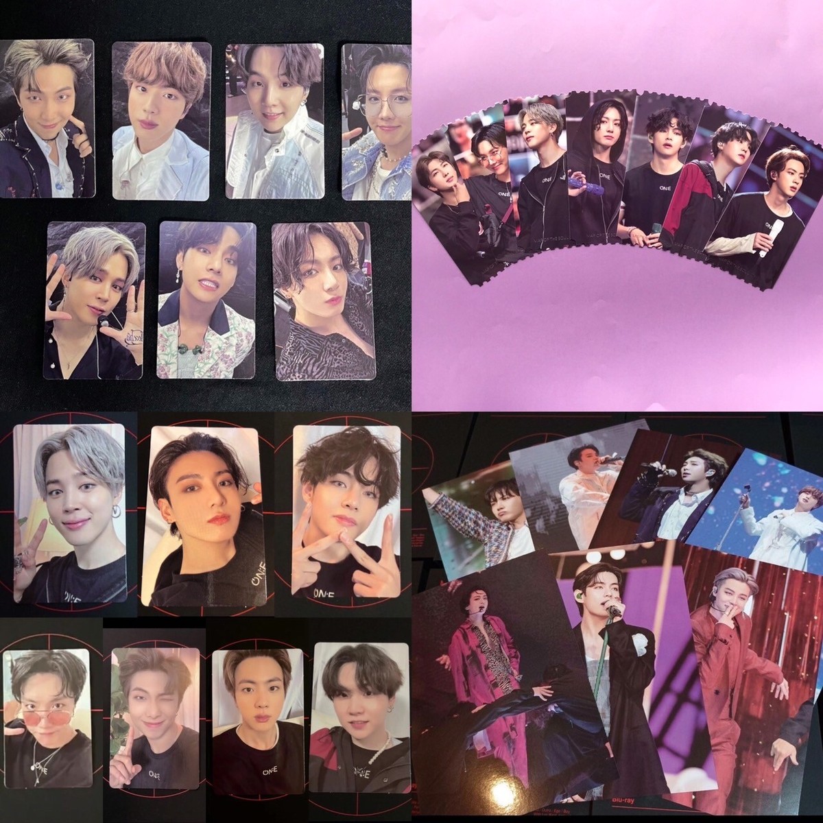 BTS MAP OF THE SOUL ONE DVD MOS ONE Blu-ray Photo Card Hologram