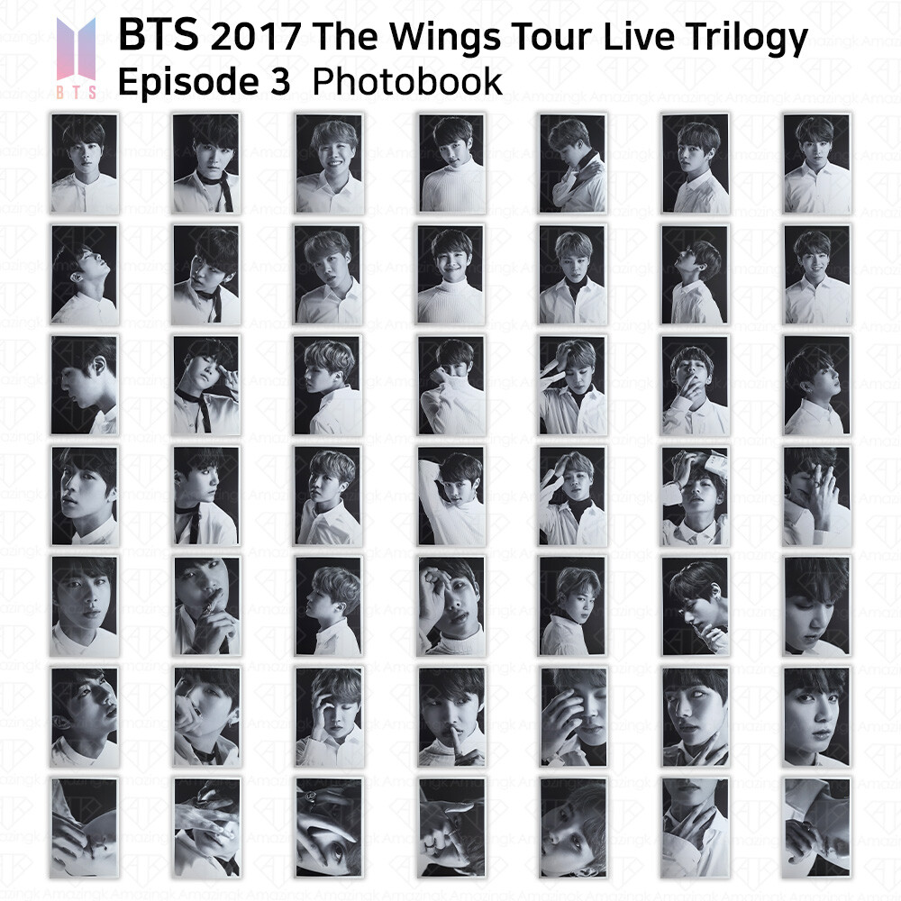 BTS 2017 The Wings Tour Live Trilogy Episode 3 Photobook Face