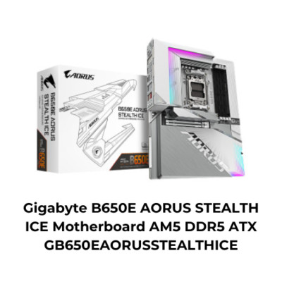 Gigabyte B650E AORUS STEALTH ICE Motherboard AM5 DDR5 ATX