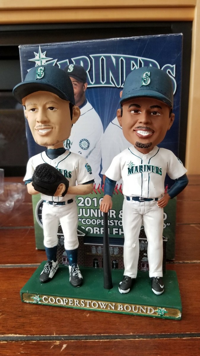 Ichiro Ken Griffey Jr Cooperstown Bound 2010 Seattle Mariners Dual