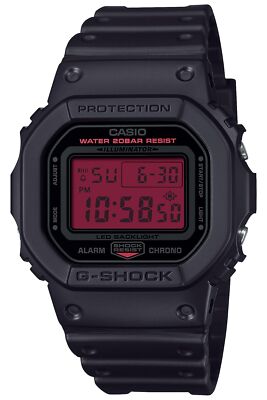 CASIO G-SHOCK DW-5600BBR-1JF BLACK BOLD RED Square 2025 New | eBay