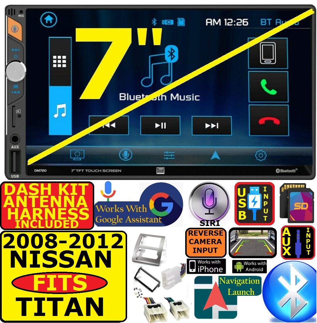 FITS/FOR 2008-2012 NISSAN TITAN DUAL BLUETOOTH USB SD AUX CAR
