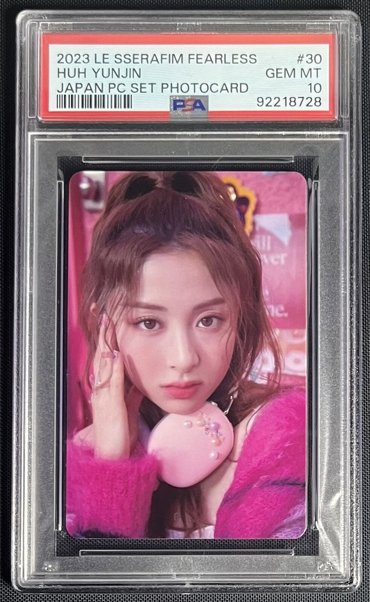 PSA 10 Huh Yunjin #30 LE SSERAFIM Fearless Japan 2023 K-pop
