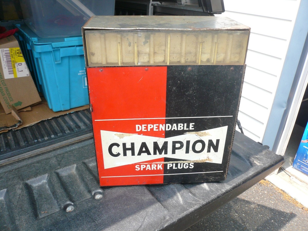 Champion Spark Plugs Cabinet - Vintage | eBay