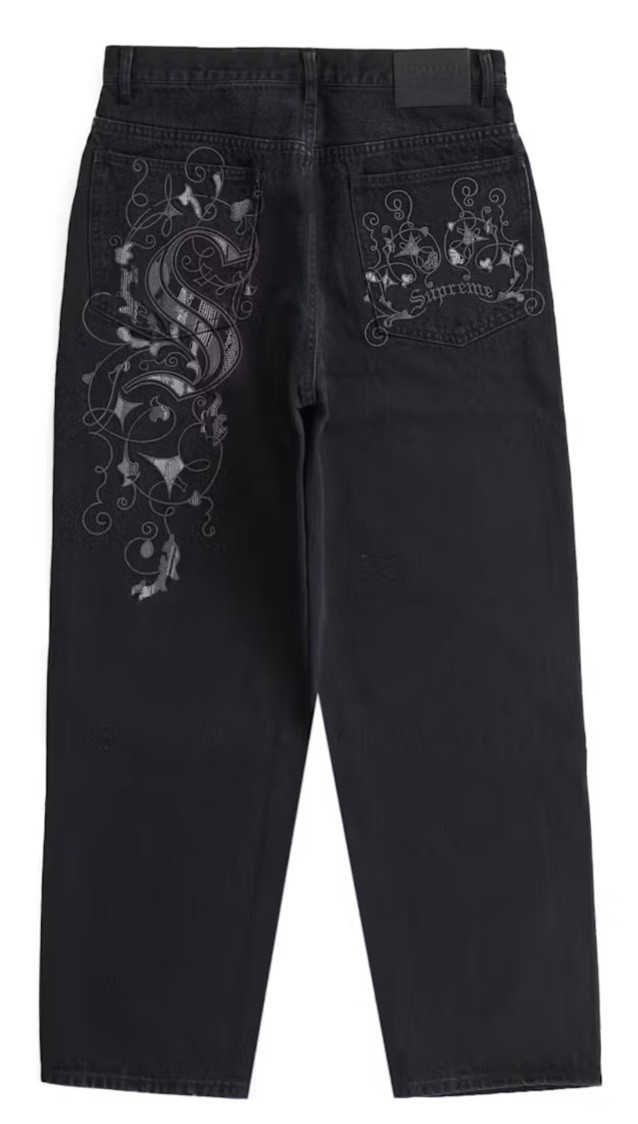 NEW! Supreme X Coogi - Baggy Jean (Black) - Size 34 - SS23 - SHIPS