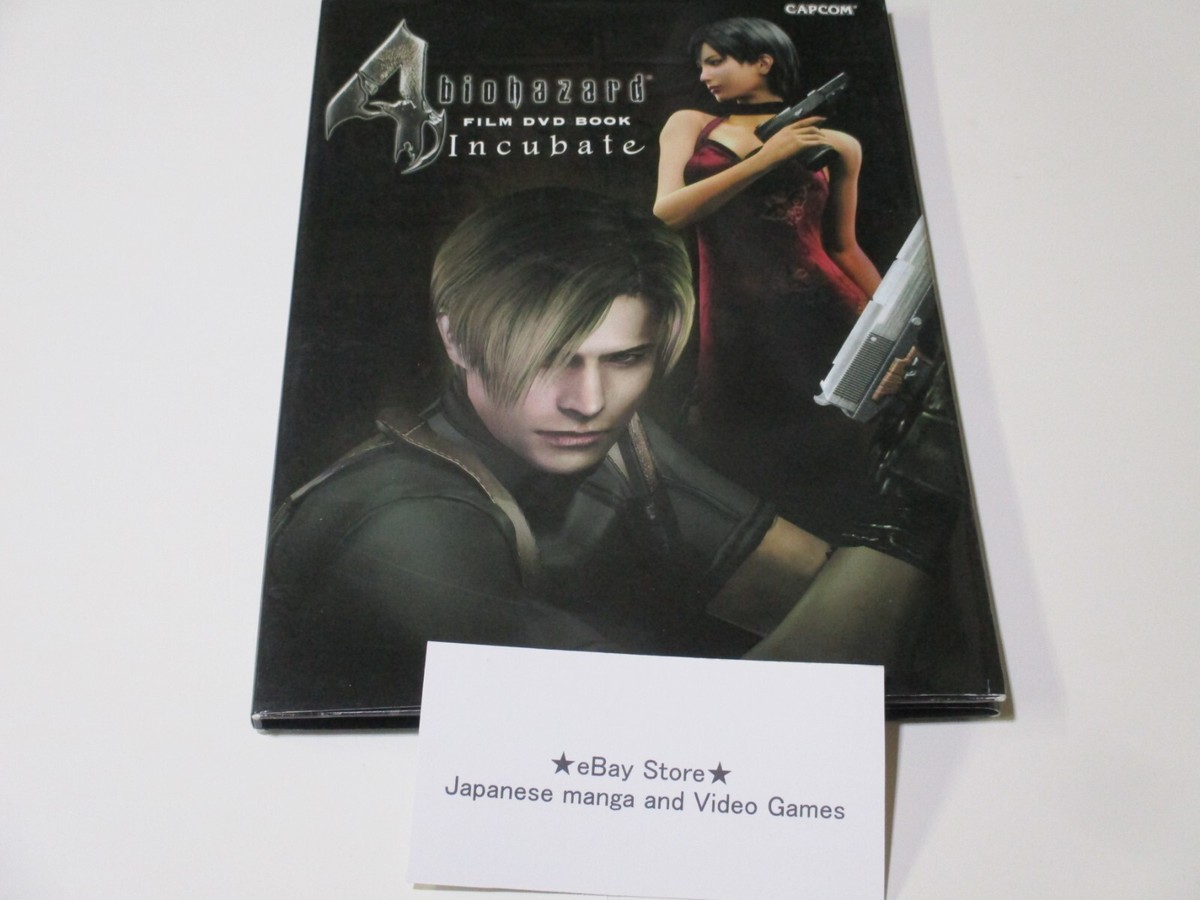 PS2 Biohazard 4 Incubate FILM DVD BOOK resident evil + dvd BIO