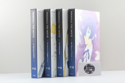 Persona 3 The Movie Limited Edition Blu-ray Complete 1-4 Set From