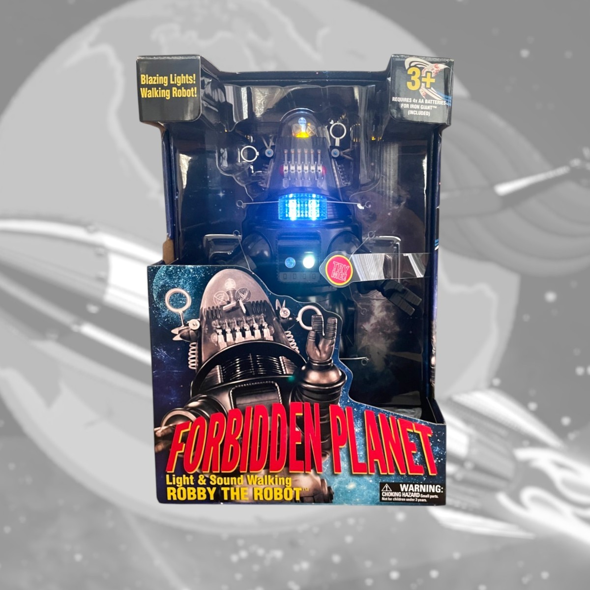 Forbidden Planet Robby The Robot Figure with Light & Walking Sound