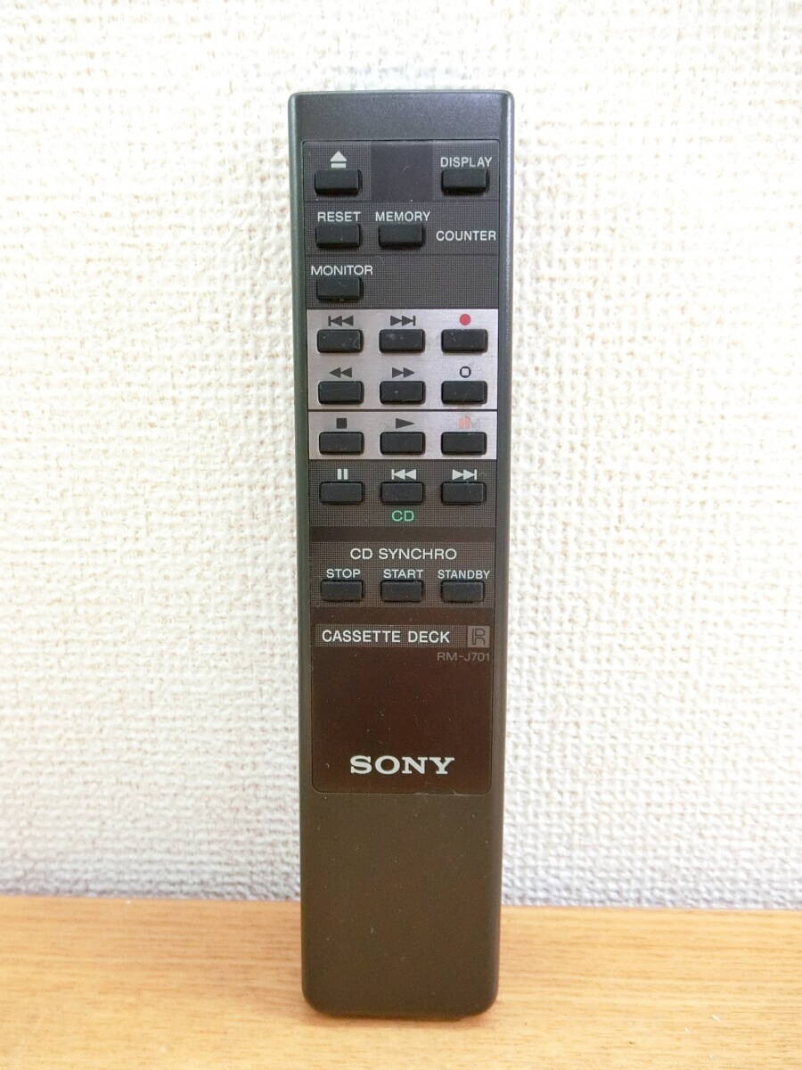 Sony RM-J701 Cassette Deck Remote Control TC-KA7ES TC-KA5ES TC