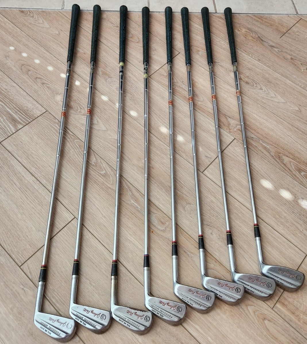 Set Of Spalding JOHNNY POTT 1960's Personal Model 2-9 Golf Club