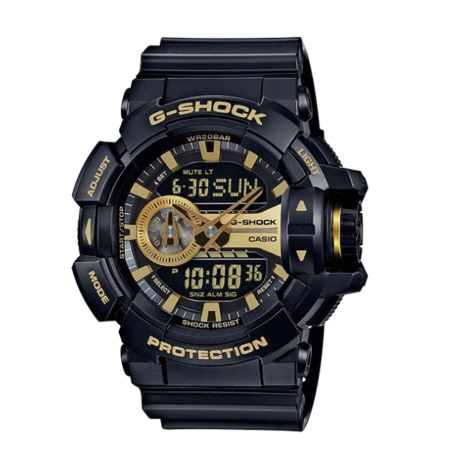 Casio G-Shock GA-400GB-1A9DR Men's Black Gold Analog Digital