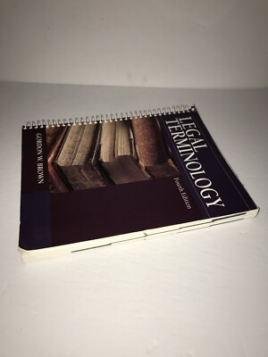 Legal Terminology by Gordon W. Brown (2003, Spiral) for sale
