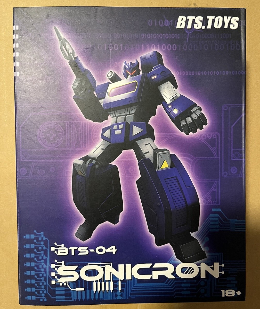 BTS Toys Transformer Masterpiece SONICRON BTS-04 + Tapes SOUNDWAVE