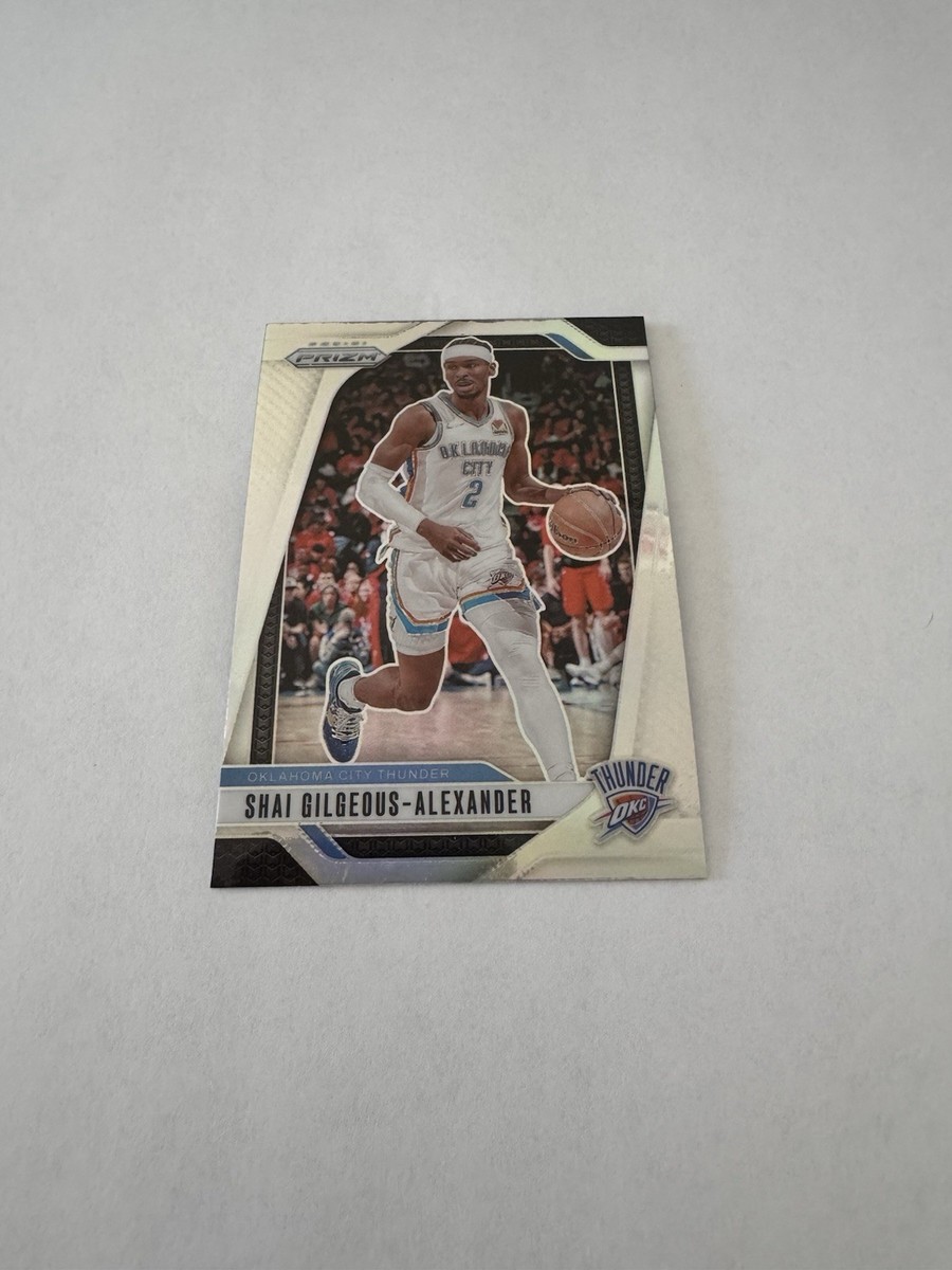2024-25 Panini Prizm Shai Gilgeous-Alexander Card Silver Prizm