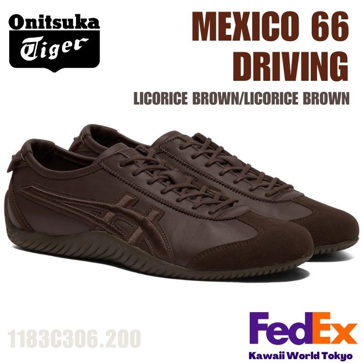 Onitsuka Tiger MEXICO 66 DRIVING LICORICE BROWN/LICORICE BROWN