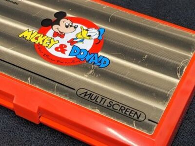 Nintendo Game & Watch MS Mickey & Donald DM-53 Made in Japan used