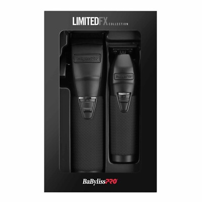 BaBylissPRO LIMITEDFX Clipper and Trimmer Prepack - Matte Black