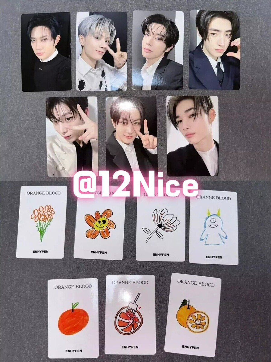 Enhypen Orange Blood Shanghai Limited Yzy6.0 Pob Offline Pob