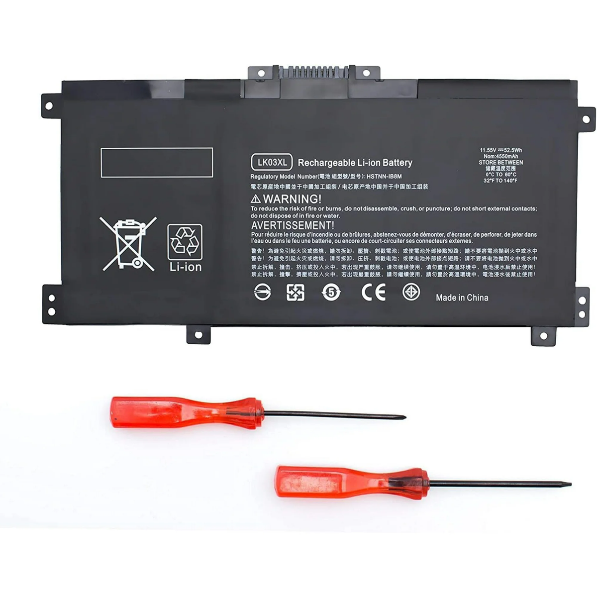 New Battery for HP Envy X360 15-cn0xxx 15-cn1xxx 15m-cn0xxx 15m