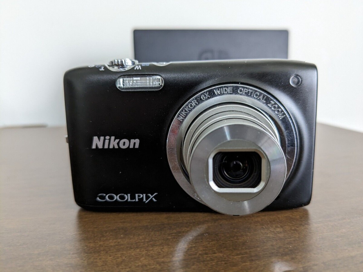 Nikon COOLPIX S2700 16.0MP Digital Camera Black TESTED w/charger
