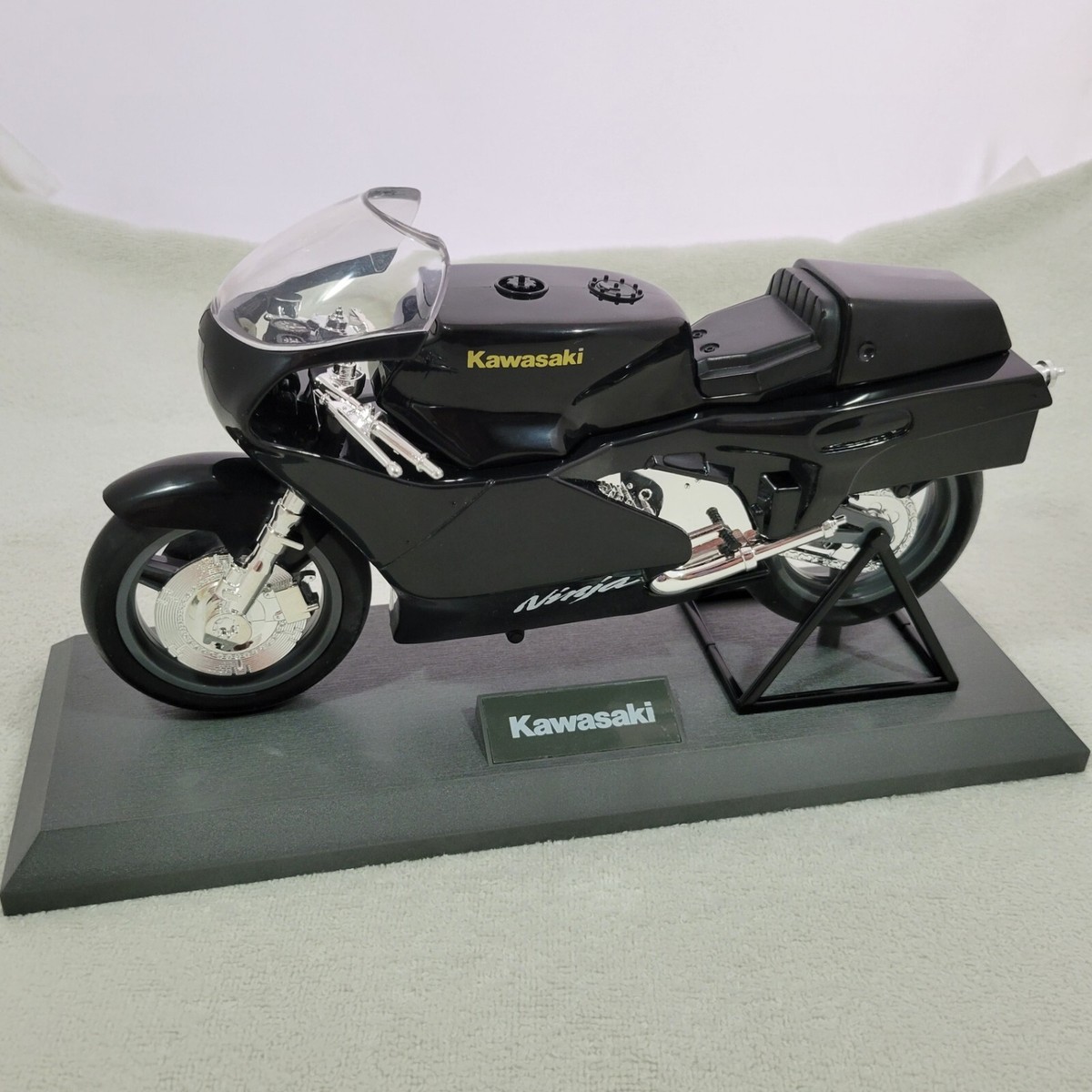 VINTAGE TELEMANIA BLACK KAWASAKI NINJA MOTORCYCLE LANDLINE CORDED