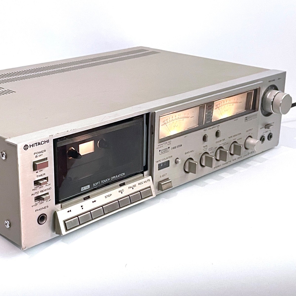 High End Hitachi D-90s Stereo Cassette Tape Deck - 3 Head - Made