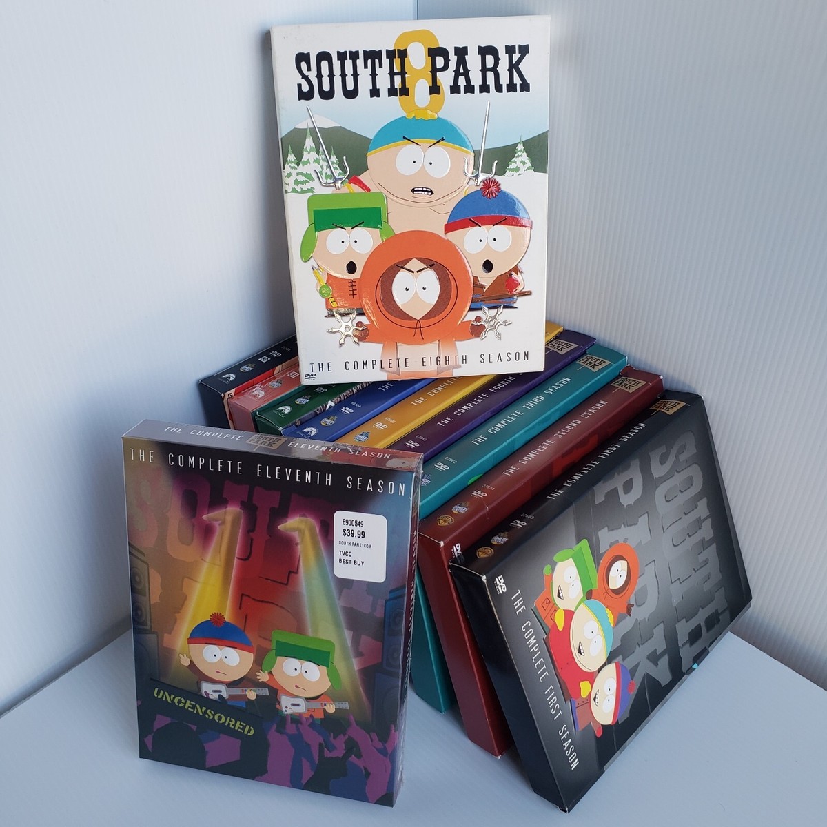 South Park Series DVD Box Sets of Seasons 1-11 ~Seasons 9 & 11 are