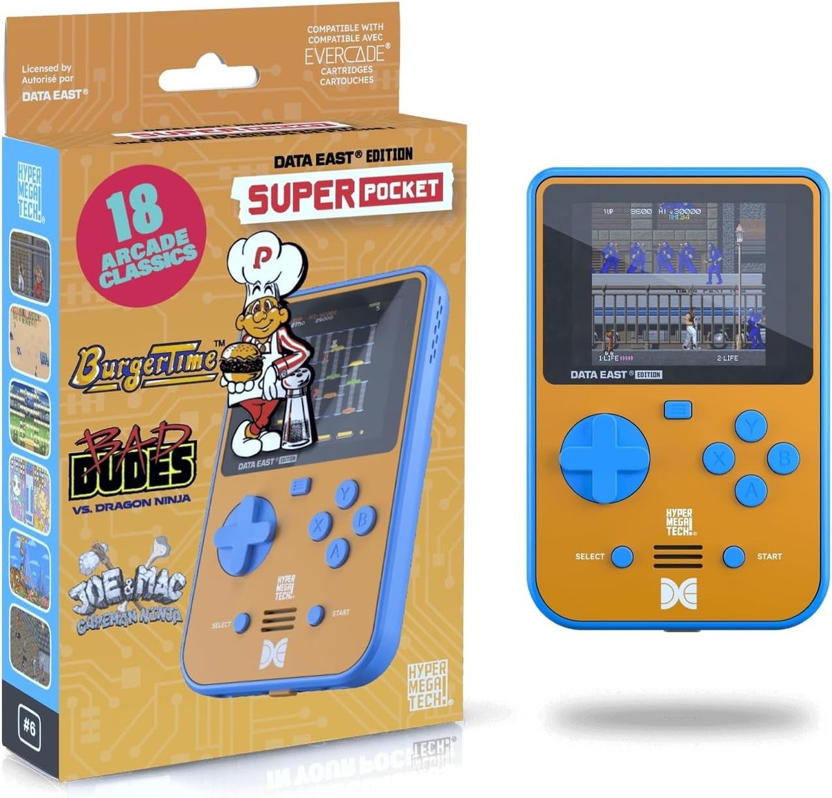 BRAND NEW Evercade DATA EAST Super Pocket Limited Edition
